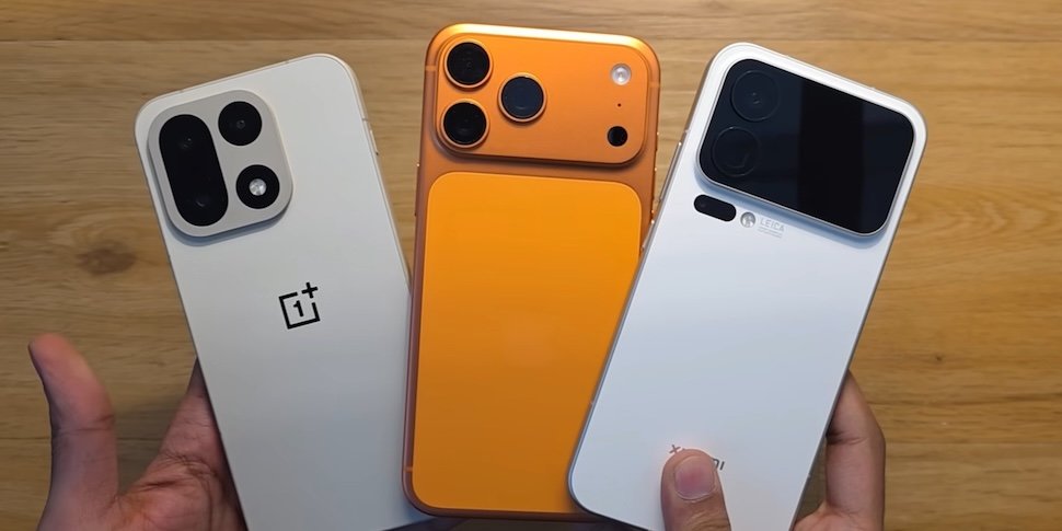 Ютубер сравнил время работы OnePlus 15, iPhone 17 Pro Max и Xiaomi 17 Pro Max. Кто победил?