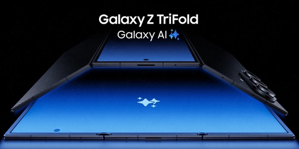 Официально. Samsung представила «трикладушку» Galaxy Z TriFold