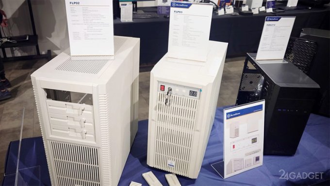 SilverStone показала корпус FLP03 в стиле бежевых ПК 1980-х (2 фото)